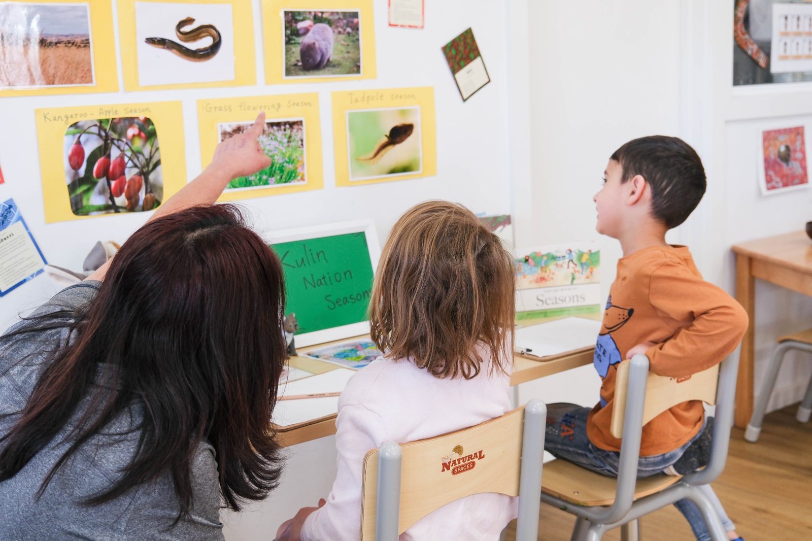 Children gathered at a shared learning table at Expeditions Narre Warren