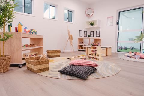 An open learning room with natural furnishings at Expeditions Raceview 2